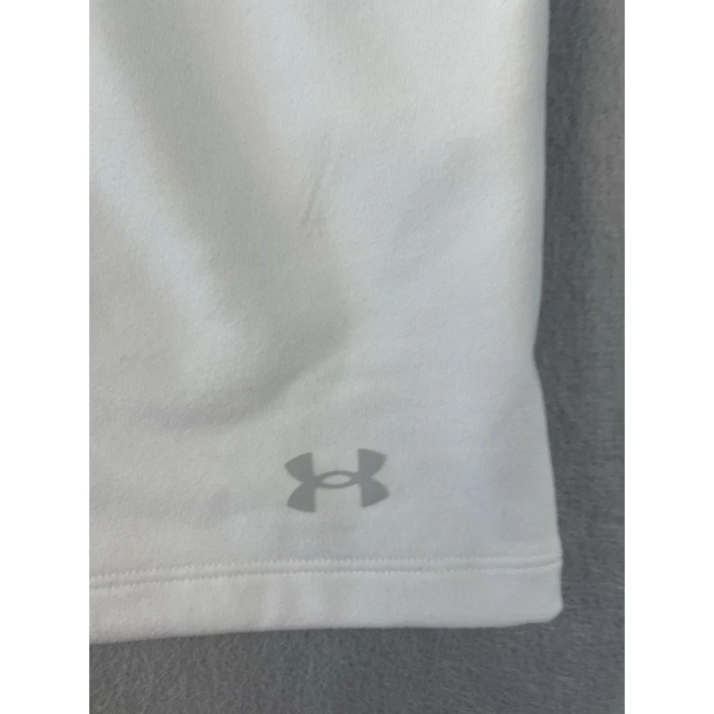 NWT Under Armour Fitted Motion Crop Tank Top White Womens‎ Athletic Sz XL